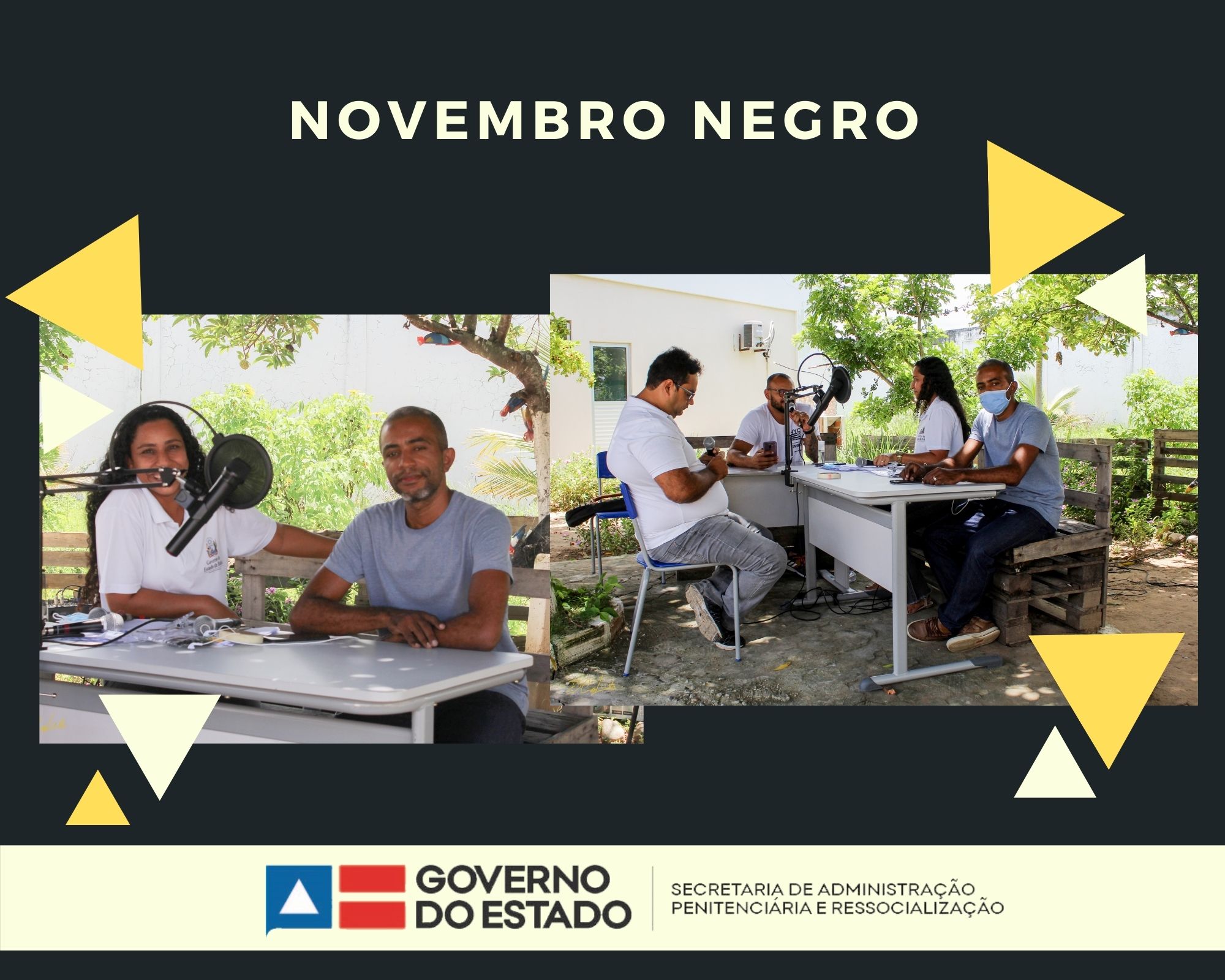 Programa Novembro Negro em Sintonia leva música, palestras e entrevistas a detentos do Conjunto Penal de Jequié