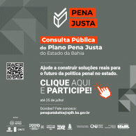 Ajude a construir soluções reais para o futuro da política penal no estado