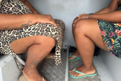Polícia Penal  prende duas mulheres que tentavam entrar com drogas na Lemos Brito.