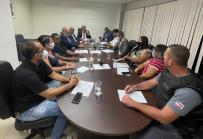Secretário de Administração Penitenciária e Ressocialização se reúne com membros do Sinspeb