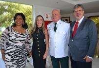 Secretário da SEAP, José  Antonio  Maia  Gonçalves,  participa da entrega de medalhas a militares.
