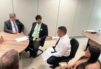 Secretário e equipe visitam a sede do DEPEN em Brasília.