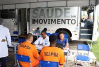 Reeducandos do Conjunto Penal de Lauro de Freitas participam de feira de saúde na unidade