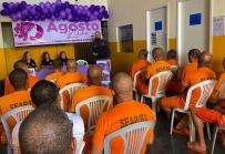 Reeducandos participam de campanha de combate a agressão à mulher