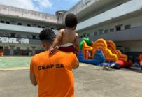 Dia das Crianças reúne pais e filhos na Penitenciária Lemos Brito