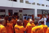 Palestra sobre autocuidado é ministrada por internos do Conjunto Penal de Lauro de Freitas