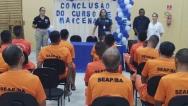 Custodiados de regime fechado passam por curso de marcenaria em Juazeiro