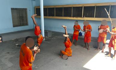 Seap inaugura o projeto “Capoeira no CPLF”