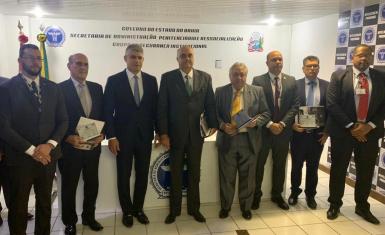 de abertura da 9ª Edição do Curso Básico de Inteligência Penitenciária