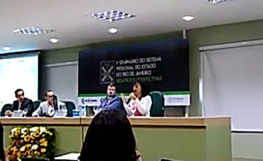 CEAPA apresenta painel sobre a experiência da Bahia no I Seminário Prisional do RJ