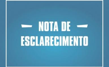Nota de Esclarecimento