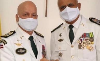 Agradecimentos ao Cel PM Anselmo Brandão e Felicitações ao Cel PM Paulo Coutinho