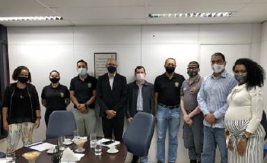 Seap recepciona visita técnica de equipe da Senasp