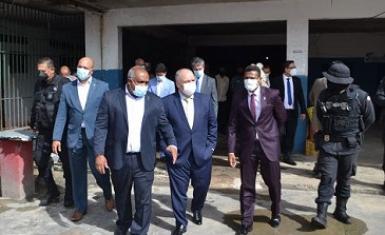 Secretário de Administração Penitenciaria e Ressocialização e sua equipe de trabalho, recebem no Complexo da Mata Escura membros do Conselho Nacional de Justiça, autoridades locais e reúnem-se com o Secretário da Casa Civil e Procurador-Geral do Estado.