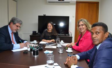 Secretário José Antônio Maia Gonçalves participou de reunião com órgãos de Defesa Social.