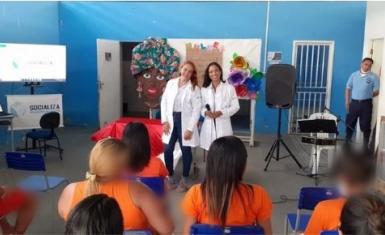 Conjunto Penal de Itabuna segue com atividades realizadas dentro da normalidade. O Dia Internacional da Mulher foi celebrado com ciclo de palestras e almoço para as custodiadas