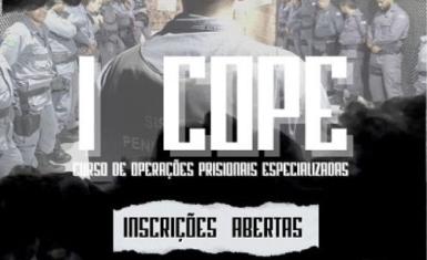  I CURSO DE OPERAÇÕES PRISIONAIS ESPECIALIZADO - I COPE