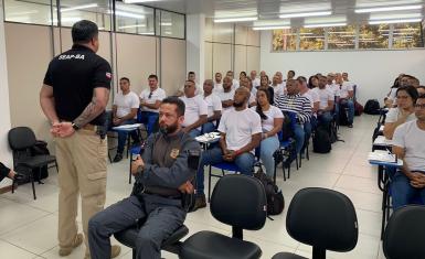 Nova turma no Curso de Formação Profissional de Policiais Penais do Estado da Bahia