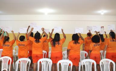 Internas do Conjunto Penal Feminino concluem Curso de Unha em Gel