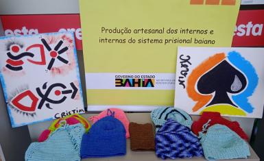 Seap participa do Fenaba com exposição de produtos de internos e internas do sistema prisional baiano