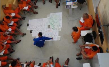 Reeducandos na preparação para as provas do ENCCEJA 2024