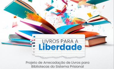 Campanha Livros para a Liberdade começa na segunda-feira (21).