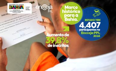 Seap tem número recorde de inscritos para ENCCEJA 2024 com aumento de quase 40%. 