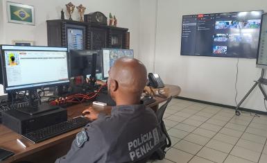 Polícia Penal monitora tornozelados durante a Lavagem do Bonfim