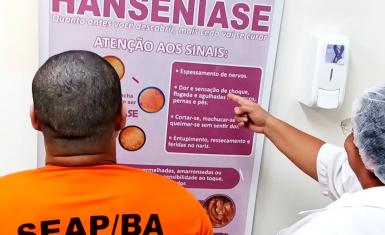 Conjunto Penal de Serrinha recebe multirão de atendimentos pelo Janeiro Roxo