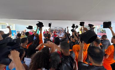 Internos da Seap concluem cursos de manutenção em computadores e soldador serralheiro