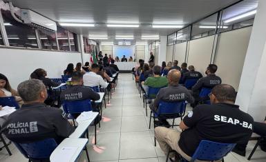 Seap realiza oficina sobre a melhoria de condições de apenados no sistema prisional