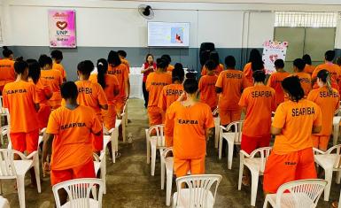 Ações de conscientização marcam programação pelo mês da mulher no Conjunto Penal Feminino