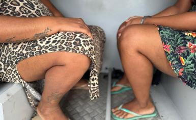 Polícia Penal  prende duas mulheres que tentavam entrar com drogas na Lemos Brito.