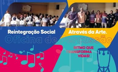 SEAP inicia Oficina de Percussão para internos da Penitenciária Lemos Brito