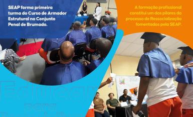 SEAP forma primeira turma do Curso de Armador Estrutural no Conjunto Penal de Brumado
